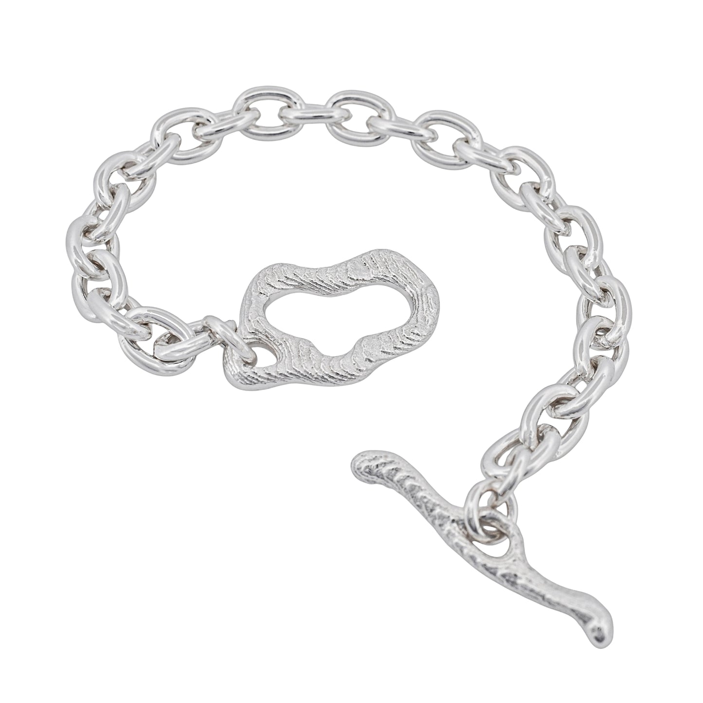 IRREGULAR TOGGLE CHAIN BRACELET