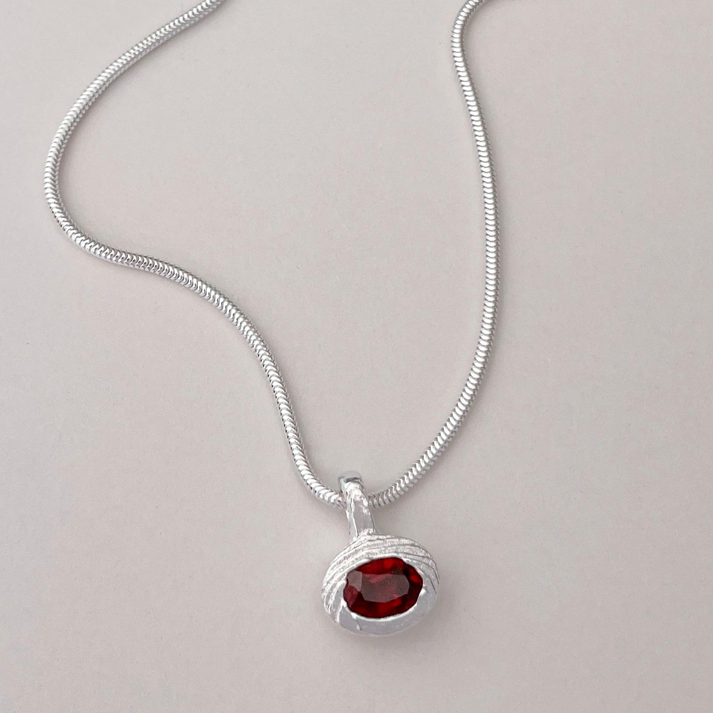 BURIED RUBY NECKLACE