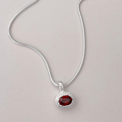 BURIED RUBY NECKLACE