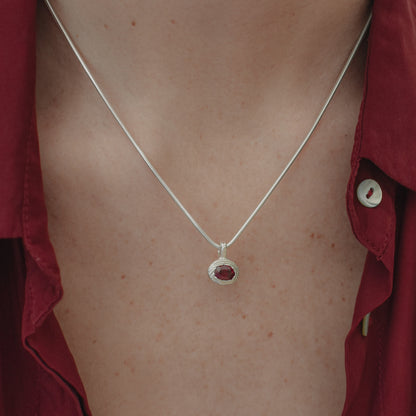 BURIED RUBY NECKLACE