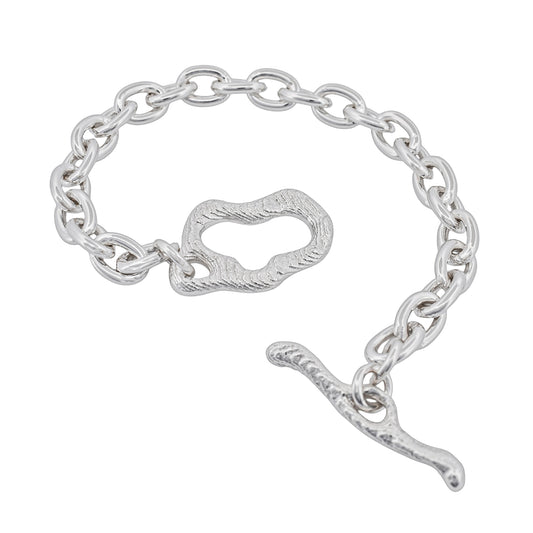 IRREGULAR TOGGLE CHAIN BRACELET