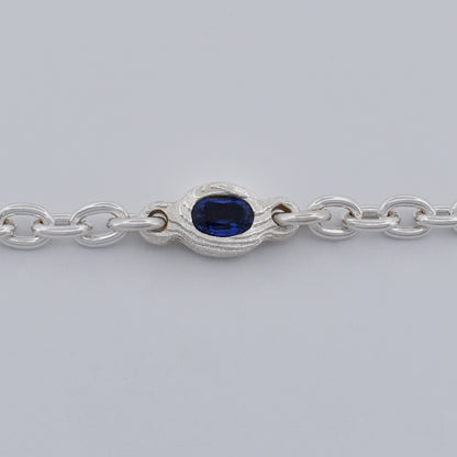 SAPPHIRE CABLE CHAIN BRACELET