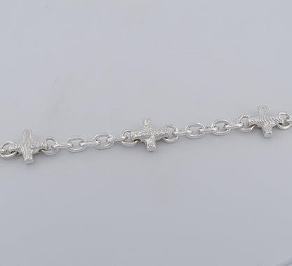 CROSS CHAIN BRACELET