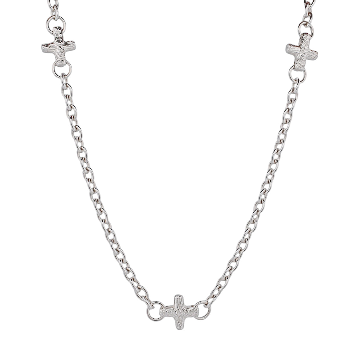 PLUS CROSS CHAIN NECKLACE