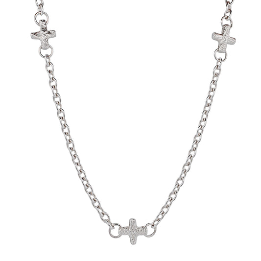 PLUS CROSS CHAIN NECKLACE