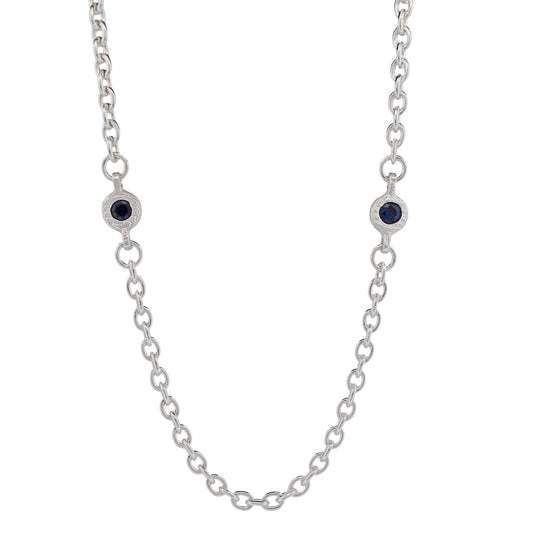SAPPHIRE CORE CHAIN NECKLACE