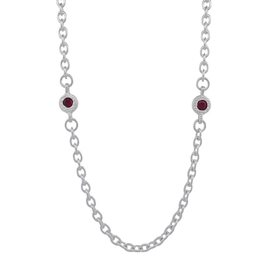 RUBY CORE CHAIN NECKLACE