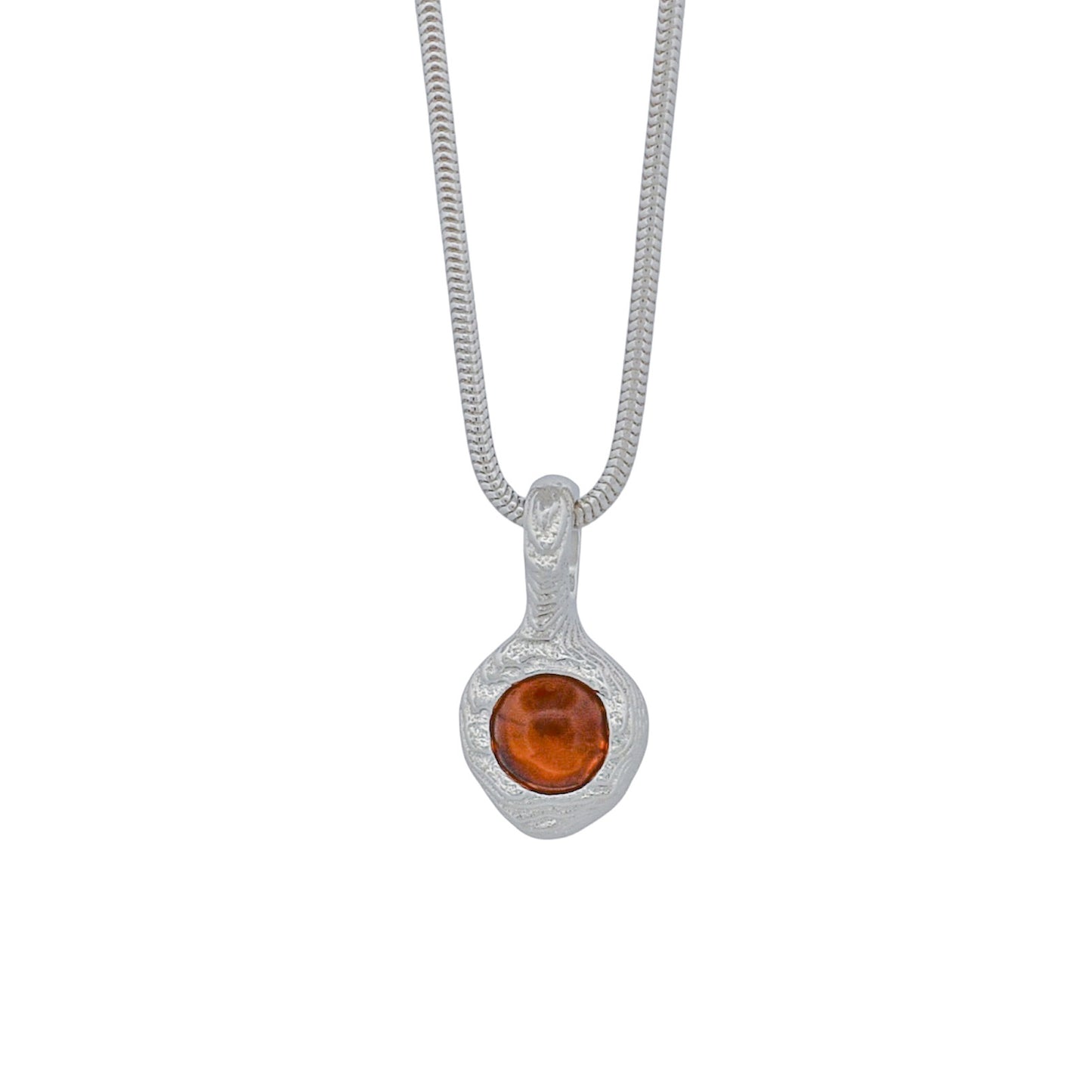 ORANGE CABOCHON NECKLACE