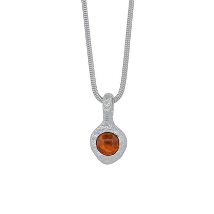 ORANGE CABOCHON NECKLACE