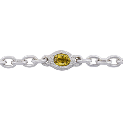 SAPPHIRE CABLE CHAIN BRACELET