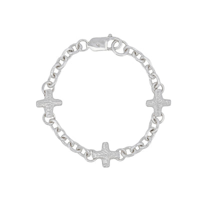 CROSS CHAIN BRACELET