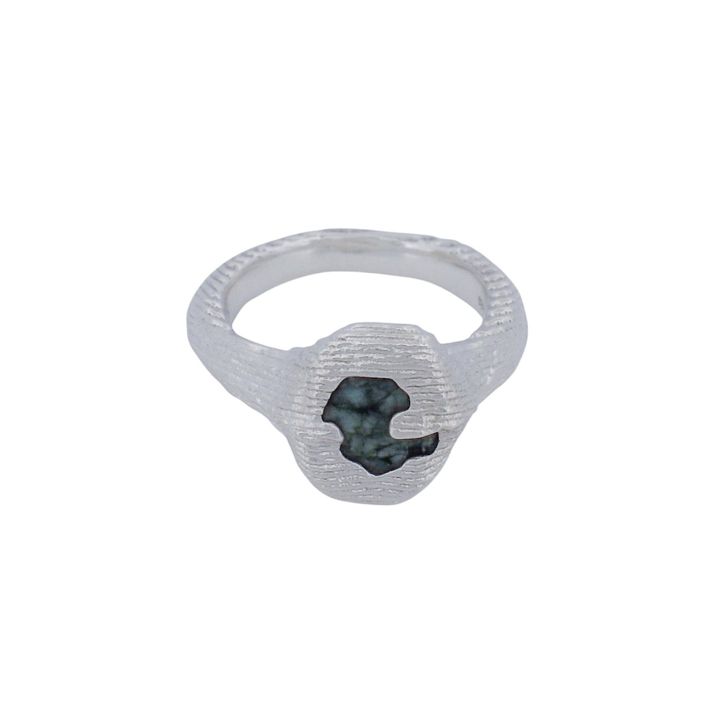 OVAL EMERALD SIGNET RING