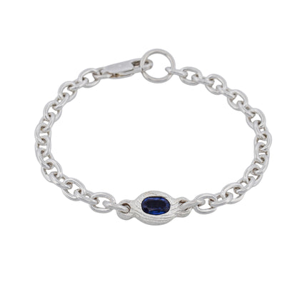 SAPPHIRE CABLE CHAIN BRACELET