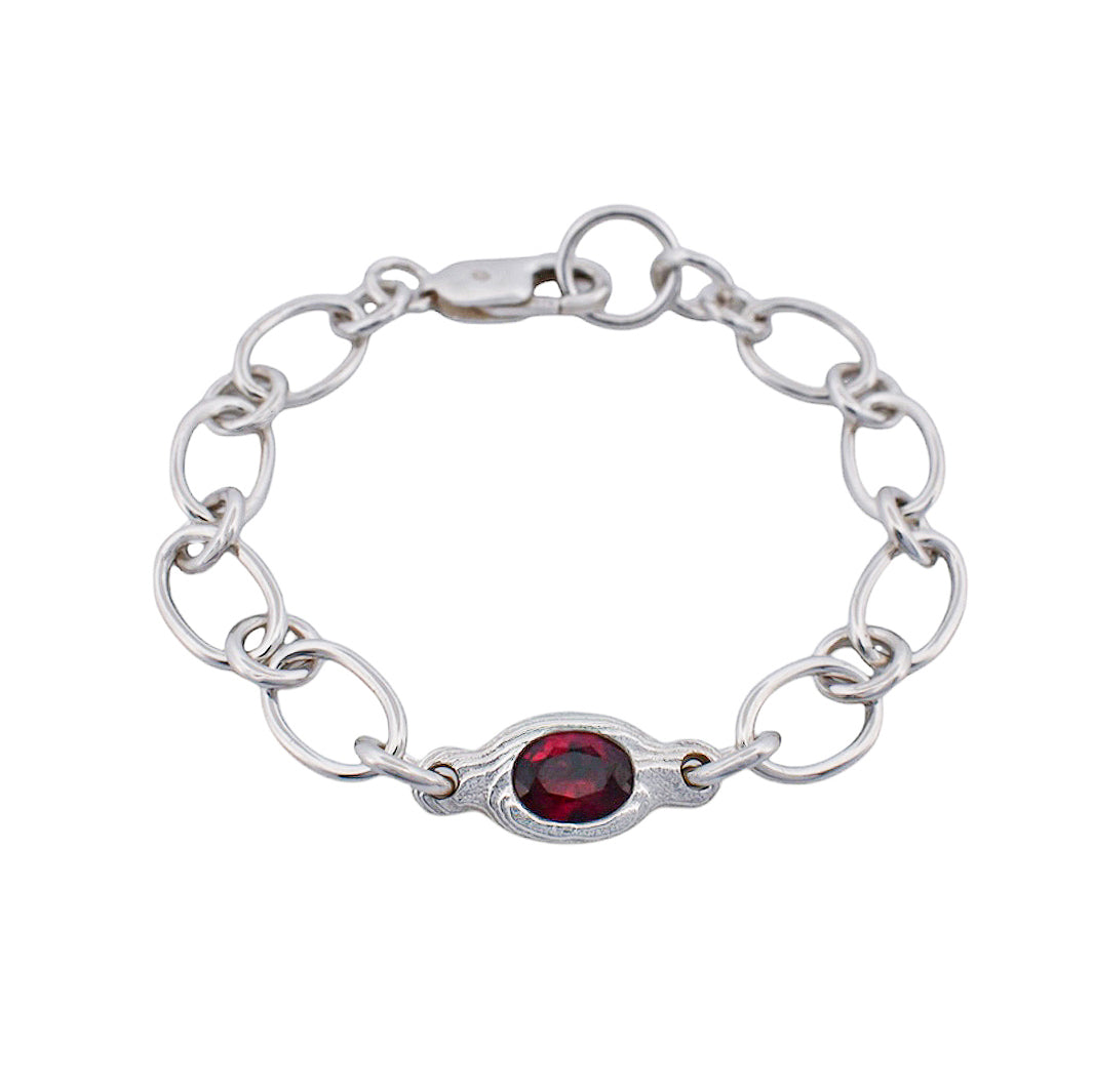 RUBY CHAIN LINK BRACELET