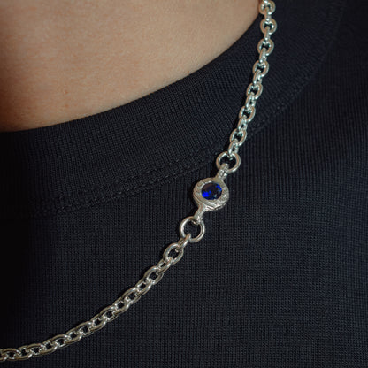 SAPPHIRE CORE CHAIN NECKLACE