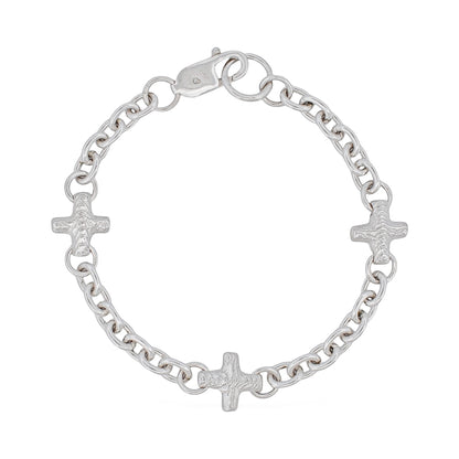 CROSS CHAIN BRACELET