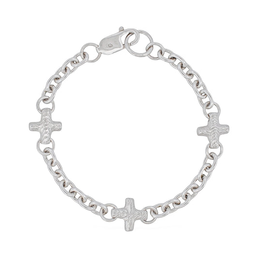 CROSS CHAIN BRACELET